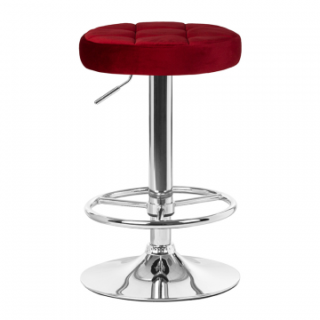 Табурет барный DOBRIN BRUNO, бордовый велюр (MJ9-43)