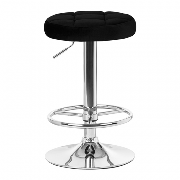 Табурет барный DOBRIN BRUNO, черный велюр (MJ9-101)