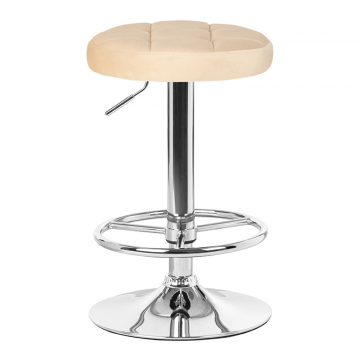 Табурет барный DOBRIN BRUNO, бежевый велюр (MJ9-10)