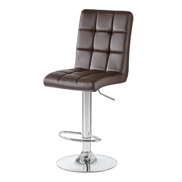 Стул барный DOBRIN KRUGER, коричневый