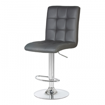 Стул барный DOBRIN KRUGER, серый