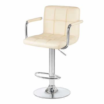 Стул барный DOBRIN KRUGER ARM, кремовый