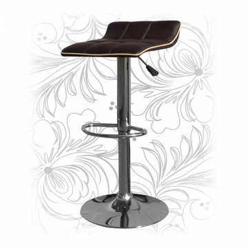 Стул барный LM-5014, коричнево-кремовый