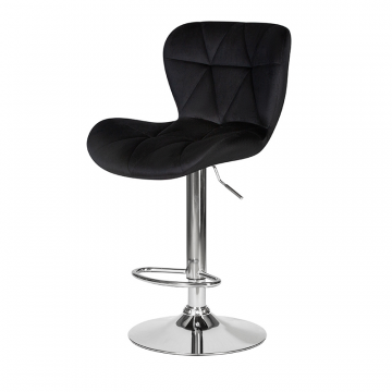 Стул барный DOBRIN BARNY, черный велюр (MJ9-101)