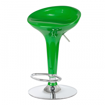 Стул барный DOBRIN BOMBA, зелёный металлик