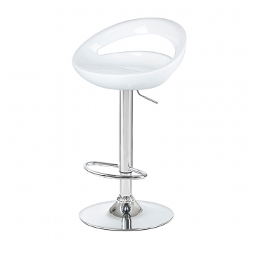 Стул барный DOBRIN DISCO, белый