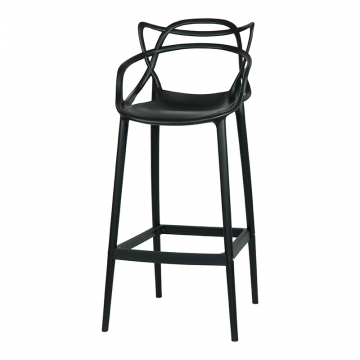 Стул барный DOBRIN MASTERS BAR, чёрный (B-03)