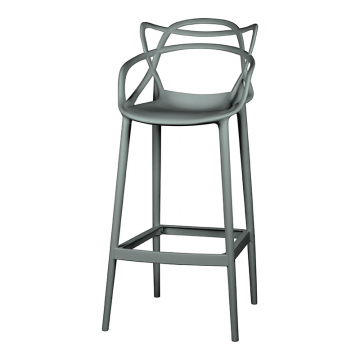 Стул барный DOBRIN MASTERS BAR, тёмно-серый (GR-04)