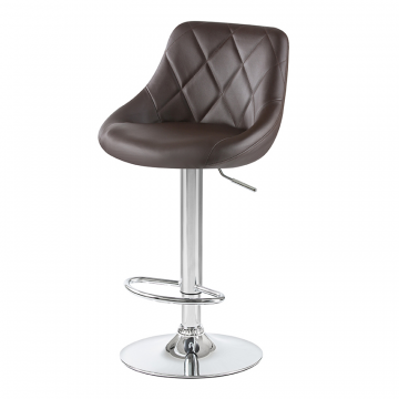 Стул барный DOBRIN LOGAN, коричневый
