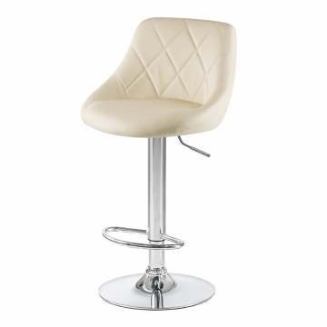 Стул барный DOBRIN LOGAN, кремовый