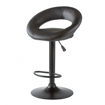 Стул барный DOBRIN MIRA BLACK, чёрный