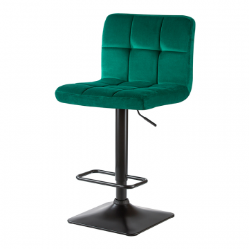 Стул барный DOBRIN DOMINIC, зеленый велюр (MJ9-88)