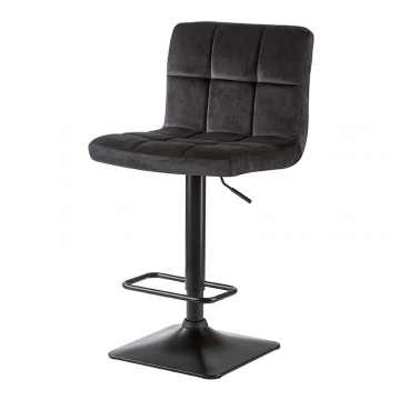 Стул барный DOBRIN DOMINIC, черный велюр (MJ9-101)