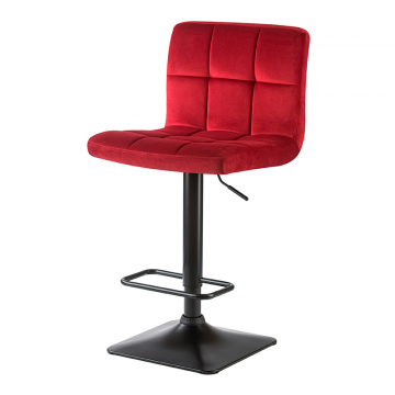 Стул барный DOBRIN DOMINIC, бордо велюр (MJ9-43)
