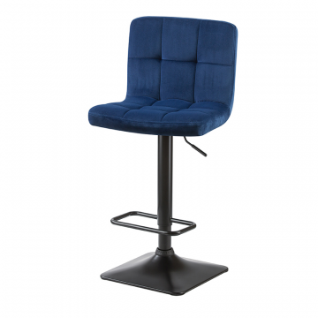 Стул барный DOBRIN DOMINIC, синий велюр (MJ9-117)