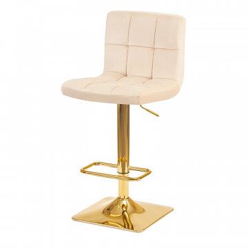 Стул барный DOBRIN GOLDIE, бежевый велюр (MJ9-10)