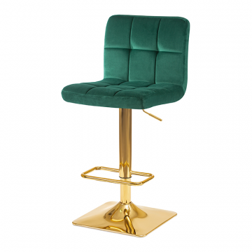 Стул барный DOBRIN GOLDIE, зеленый велюр (MJ9-88)