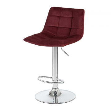 Стул барный DOBRIN TAILOR, винный велюр (MJ9-35)