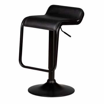 Стул барный DOBRIN CRACK BLACK, черный