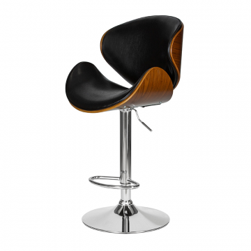 Стул барный DOBRIN JACK, цвет черный глянец PU ABD 002