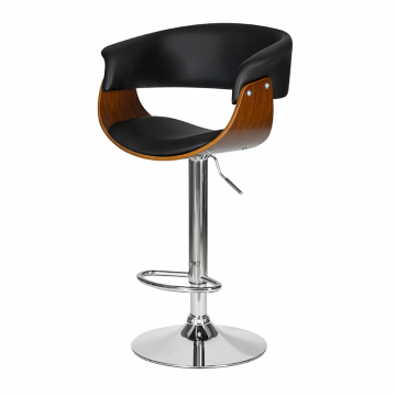 Стул барный DOBRIN OSTIN, цвет черный PU ABA 001