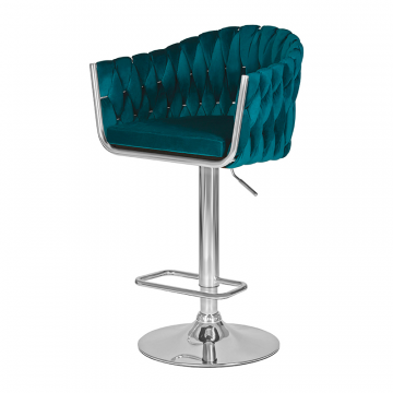 Стул барный DOBRIN MARCEL, морской волны велюр (MJ9-99)