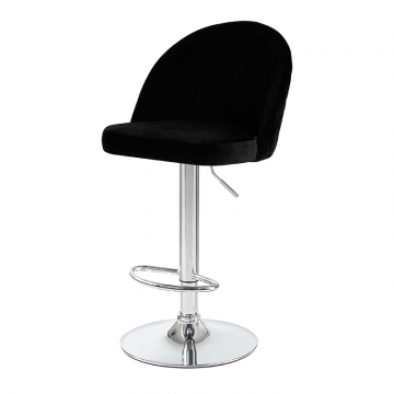 Стул барный DOBRIN MILANA, черный велюр (MJ9-101)