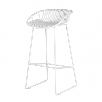 Стул барный DOBRIN FRANK, белый