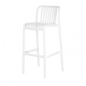 Стул барный DOBRIN CHLOE BAR, белый
