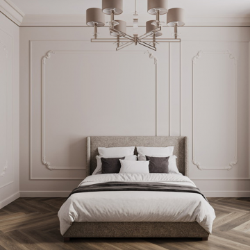 Кровать Emilie 200*200 см (Ткань 1 категории)