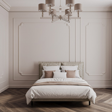 Кровать Philippe 200*200 см (Ткань 1 категории)