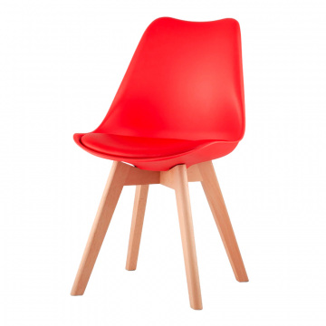 Комплект стульев FRANKFURT красный 4 шт.