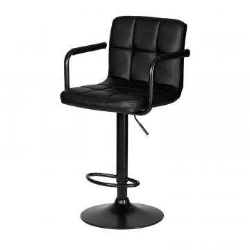 Стул барный DOBRIN KRUGER ARM BLACK, черный