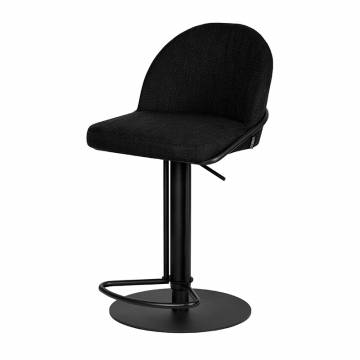 Стул барный DOBRIN OLIVER, черная ткань (SLR-10)