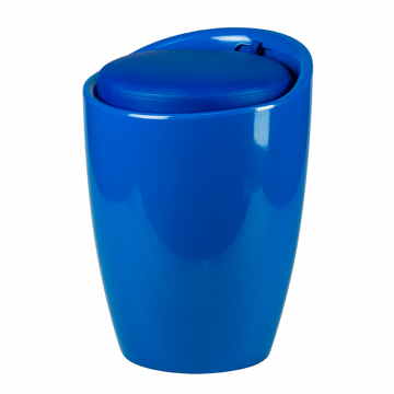 Табурет с местом для хранения LM-1100, голубой