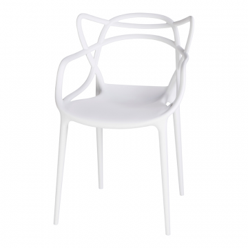 Стул обеденный DOBRIN MASTERS, белый (W-02)