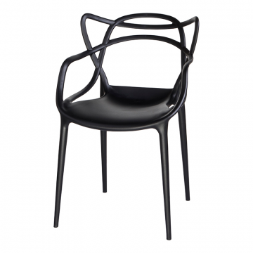 Стул обеденный DOBRIN MASTERS, чёрный (B-03)