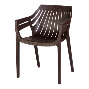 Стул обеденный LMZL-PP707, цвет коричневый