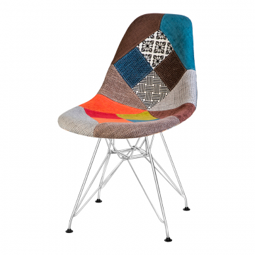 Стул обеденный DOBRIN DSR, ножки хром, цвет мозайка