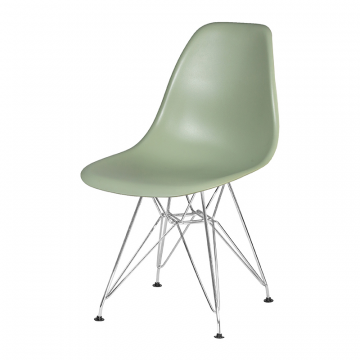 Стул обеденный DOBRIN DSR, ножки хром, цвет мятный (NX-G-09)