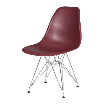 Стул обеденный DOBRIN DSR, ножки хром, цвет сливовый (R-13)