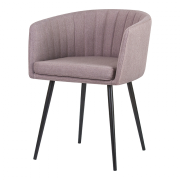 Стул обеденный DOBRIN ALINA, серая ткань (LAR-106D-25)