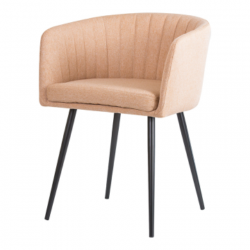 Стул обеденный DOBRIN ALINA, бежевая ткань (LAR-106D-4)