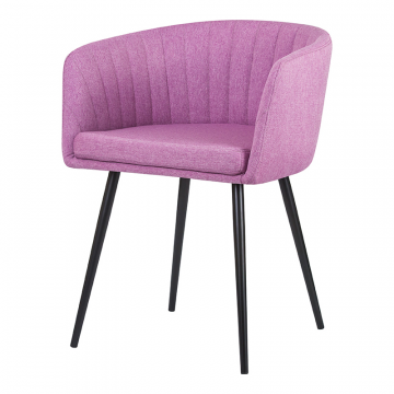 Стул обеденный DOBRIN ALINA, сиреневая ткань (LAR-106D-16)