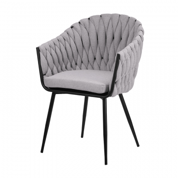 Стул обеденный DOBRIN MATILDA, серая ткань (LAR 275-17)