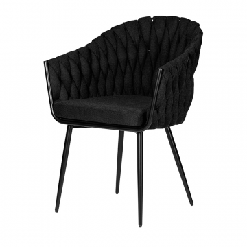 Стул обеденный DOBRIN MATILDA, черная ткань (LAR 275-50)