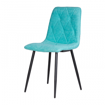 Стул обеденный DOBRIN CHILLY ROMBO, Тиффани Simple 51, основание черное