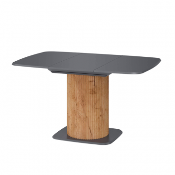 Стол обеденный раздвижной 950(1340)*950 (Оникс Серый/Дуб Тортуга) ЛД.451.400.000