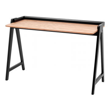 Стол письменный Pyramid 118*53 светлое дерево/черный