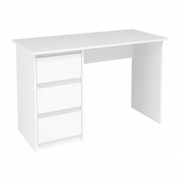 Письменный стол Идена СТП06-1200 120х55х77 ЛДСП белое / ЛДСП белое